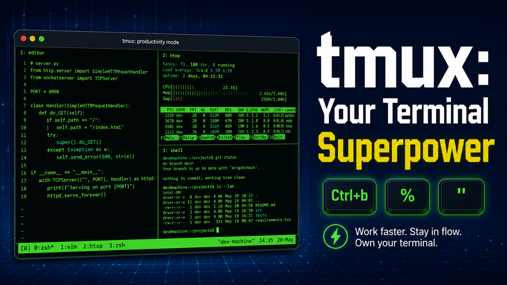 Getting Started with tmux: A Beginner’s Guide