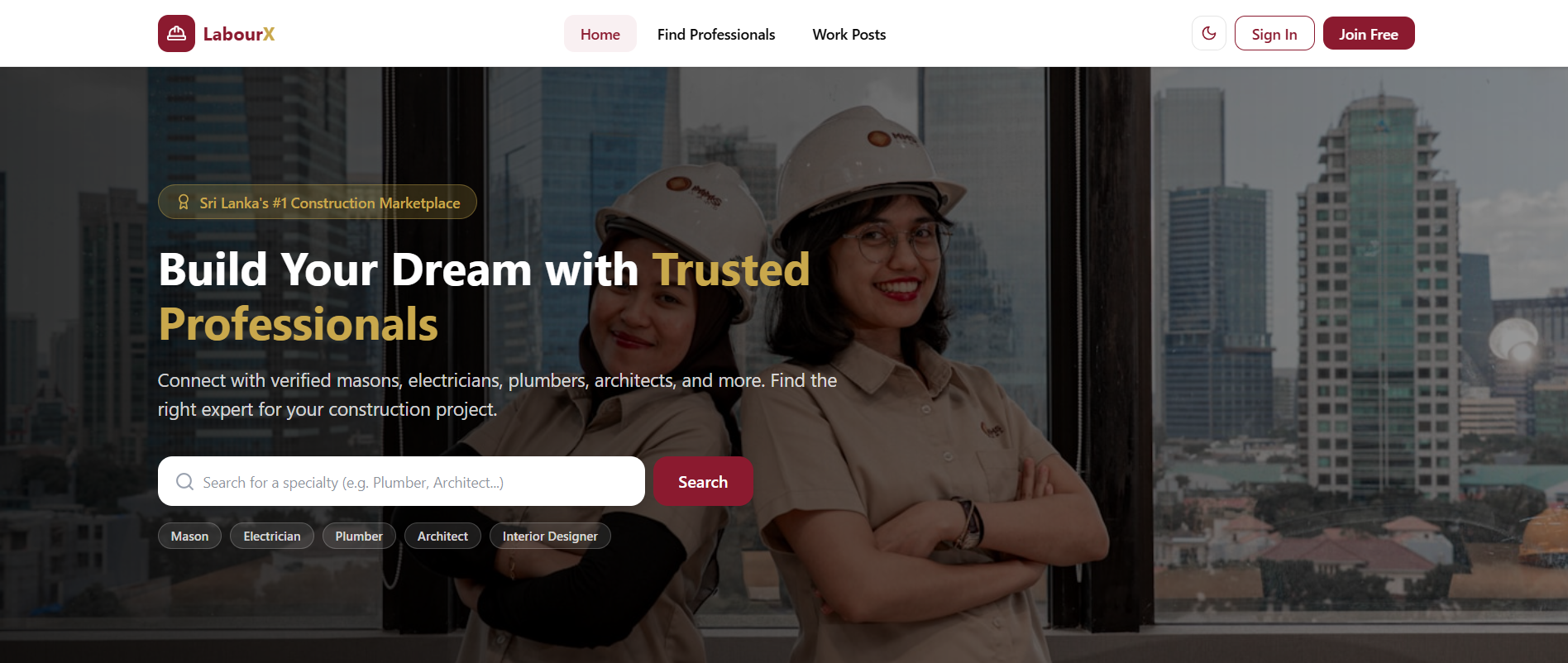 LabourX | Construction Technician Marketplace